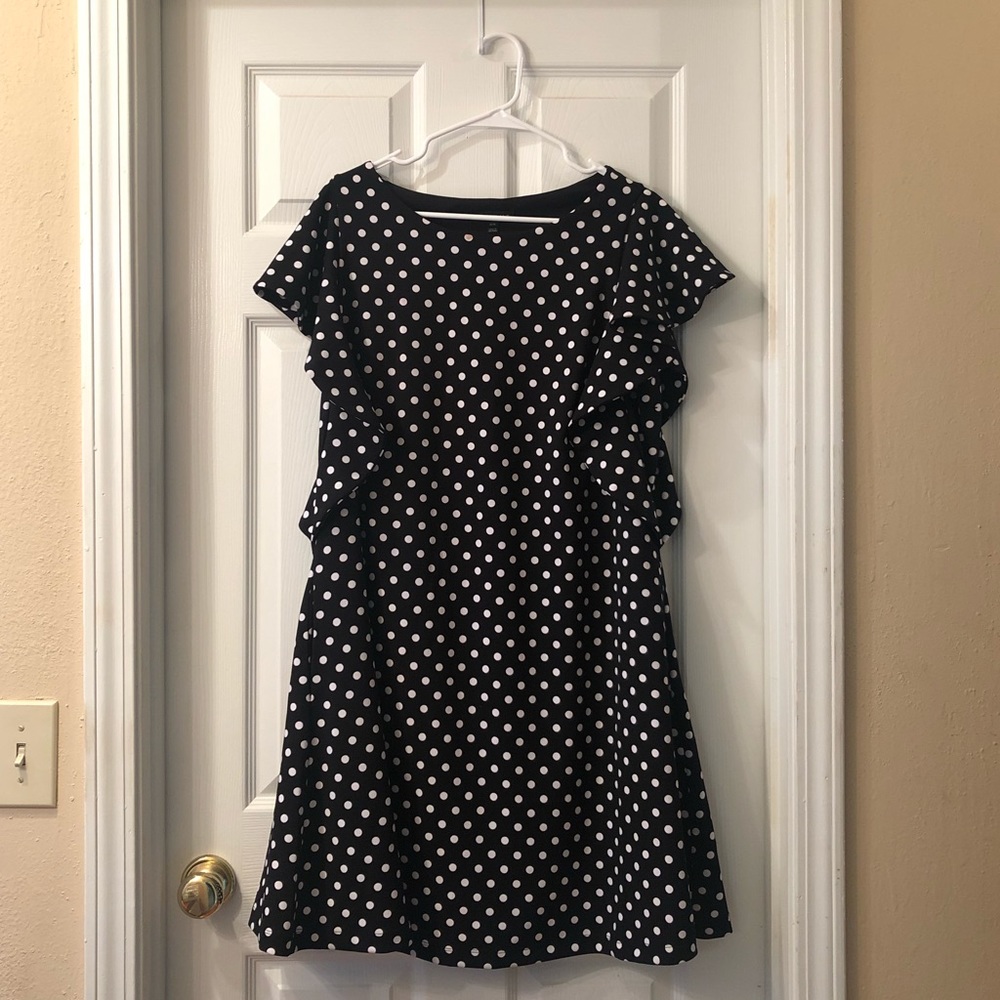 Polkadot Swing Dress